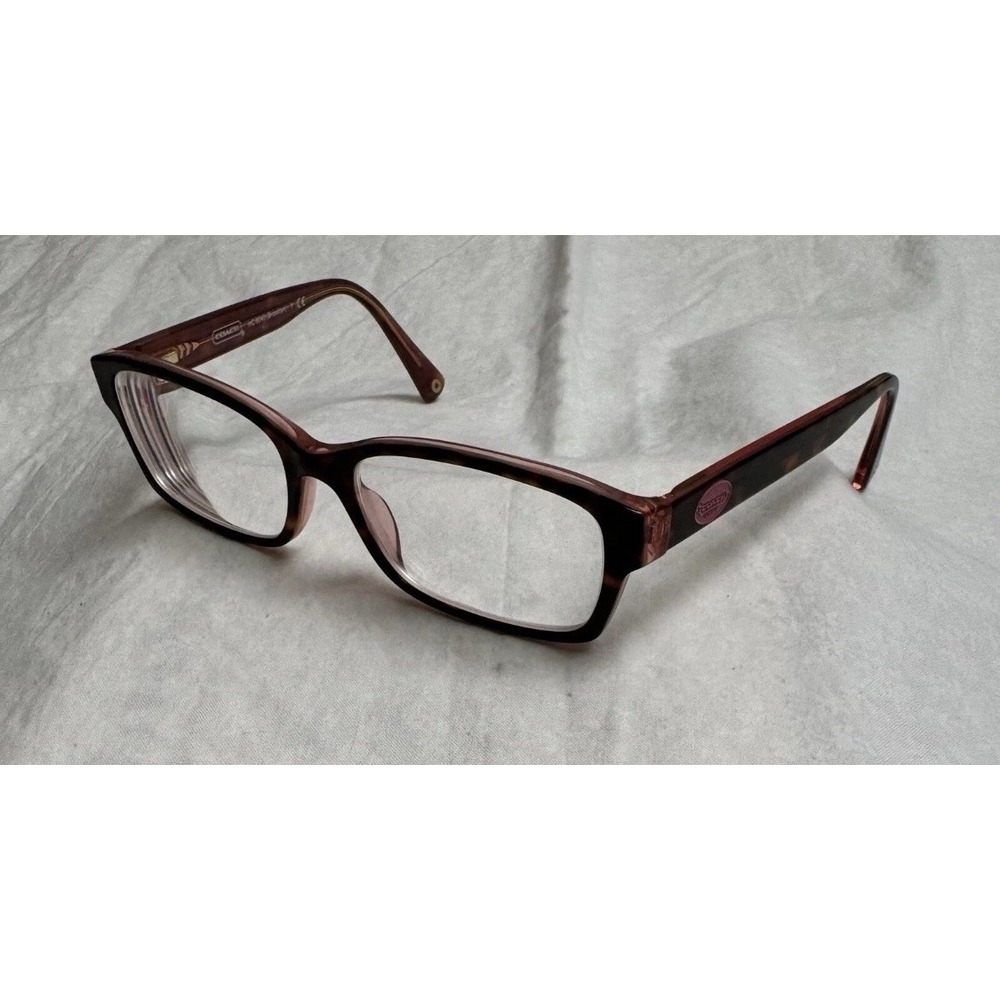 COACH HC6040 Brooklyn 5115 Tortoise/Pink Eyeglasses 52/16 135, FRAMES‎ ONLY